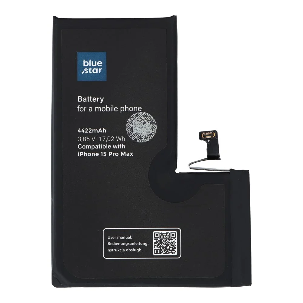 Φωτογραφία προϊόντος: . BLUE STAR HQ battery for IPHONE 15 Pro Max 4422 mAh
