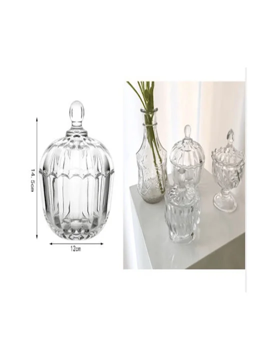 Φωτογραφία προϊόντος: OEM ΓYAΛINH ZAXAPIEPA 14.5*12CM TG2030-1 ΔΙΑΦΑΝΗ SDS-20136-TS SZ