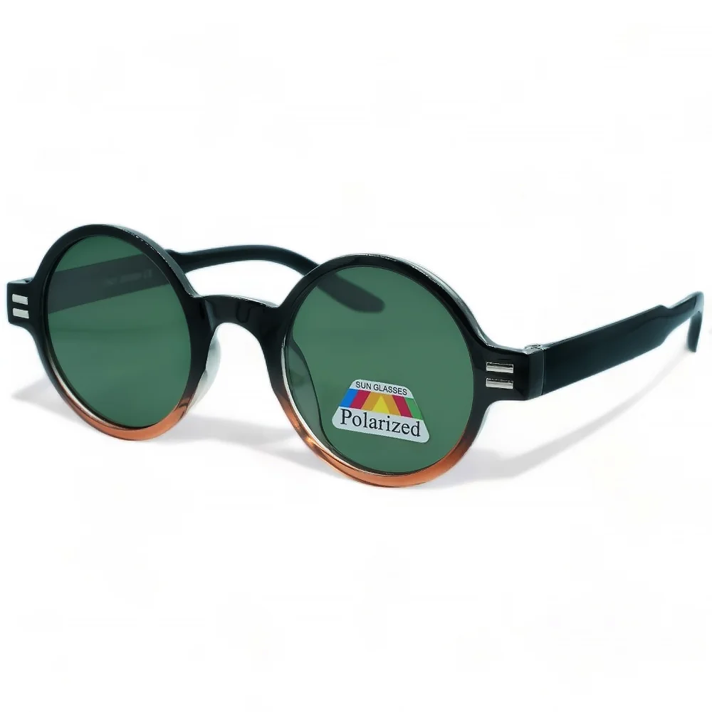 Φωτογραφία προϊόντος: OPTOSQUAD Unisex Γυαλιά Ηλίου Polarized Στρογγυλό με Μαύρο Σκελετό και Πράσινο Φακό F6099243
