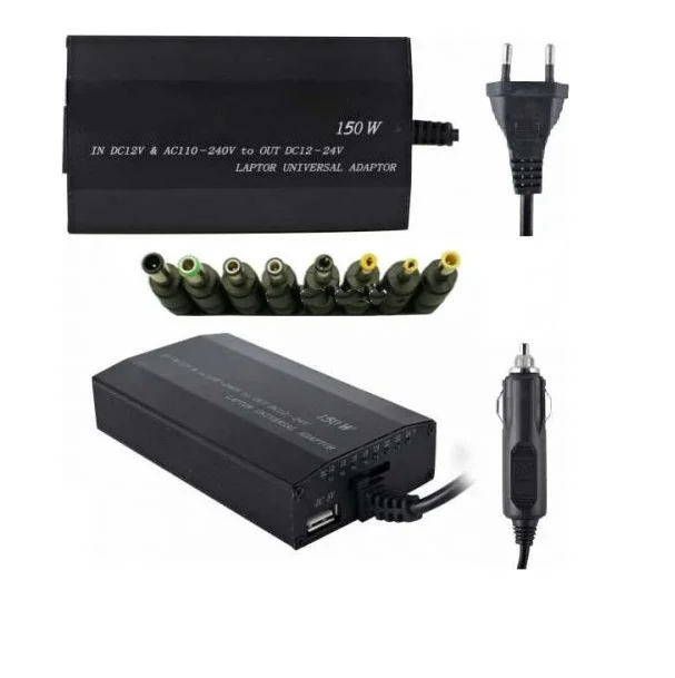 Φωτογραφία προϊόντος: OEM Universal Φορτιστής Laptop 150W 24V 4.5A με Αποσπώμενο Καλώδιο Τροφοδοσίας και με σετ βυσμάτων-810156