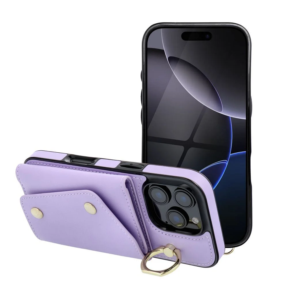 Φωτογραφία προϊόντος: . Wallet Case WONDER for IPHONE 16e (SE 4 2025) lilac