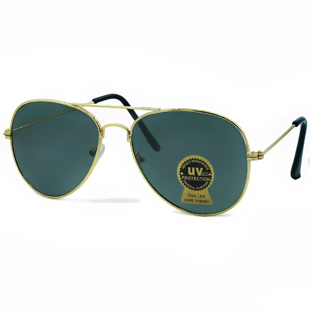 Φωτογραφία προϊόντος: OPTOSQUAD Unisex Γυαλιά Ηλίου UV400 Οβάλ με Χρυσό Σκελετό και Μαύρο Φακό G3026L8