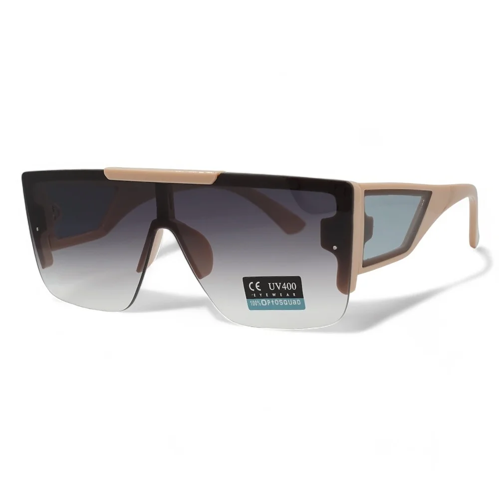 Φωτογραφία προϊόντος: OPTOSQUAD Unisex Γυαλιά Ηλίου UV400 Τετράγωνο με Nude Σκελετό και Μωβ ντεγκραντέ Φακό 23473