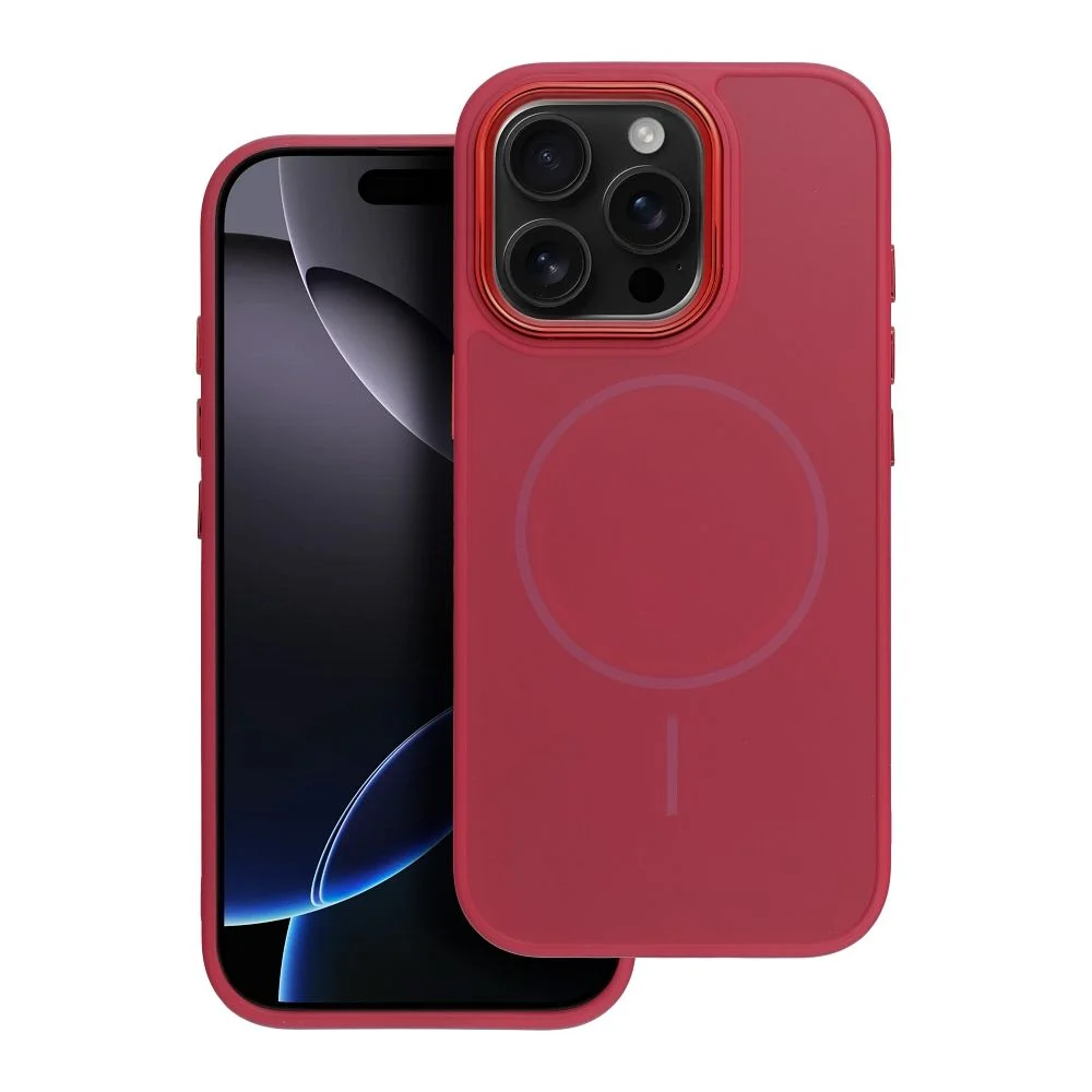 Φωτογραφία προϊόντος: . FRAME MAG COVER Case compatible with MagSafe for IPHONE 17 Air magenta