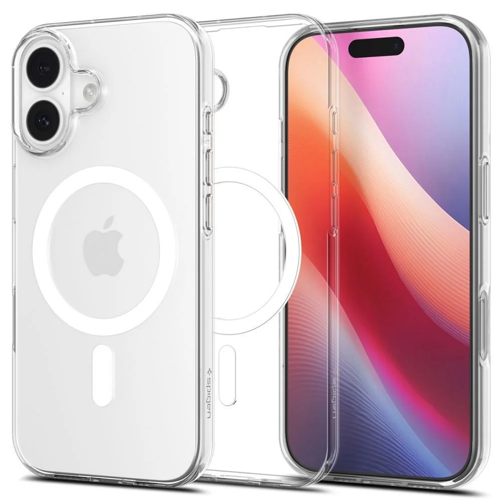 Φωτογραφία προϊόντος: . SPIGEN CASE LIQUID CRYSTAL MAG MAGSAFE IPHONE 17 CLEAR/WHITE
