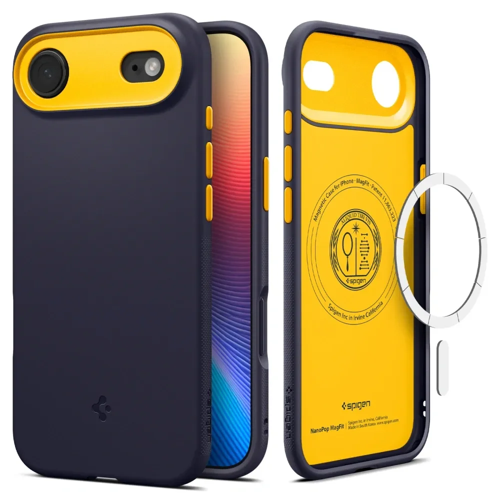 Φωτογραφία προϊόντος: . SPIGEN case NANO POP MAG compatible with MagSafe for IPHONE 17 Air blueberry navy