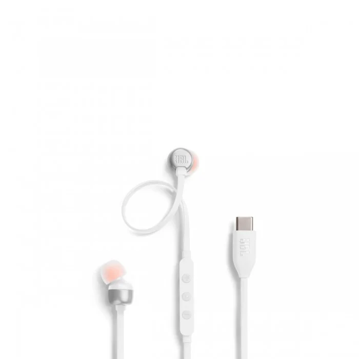 Φωτογραφία προϊόντος: JBL Tune 310C, In-Ear Headphones, USB-C, Hi-Res, (White) JBLT310CWHT
