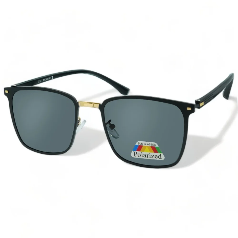 Φωτογραφία προϊόντος: OPTOSQUAD Unisex Γυαλιά Ηλίου Polarized Τετράγωνο με Μαύρο Σκελετό και Μαύρο Φακό P6093623
