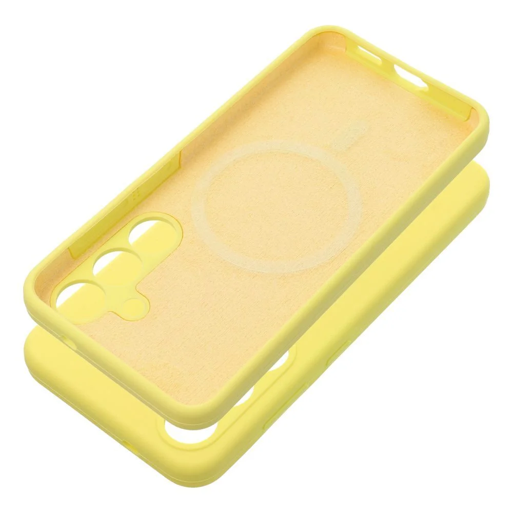 Φωτογραφία προϊόντος: . Case SILICONE 2mm for HONOR 400 SMART compatible with MagSafe lemon