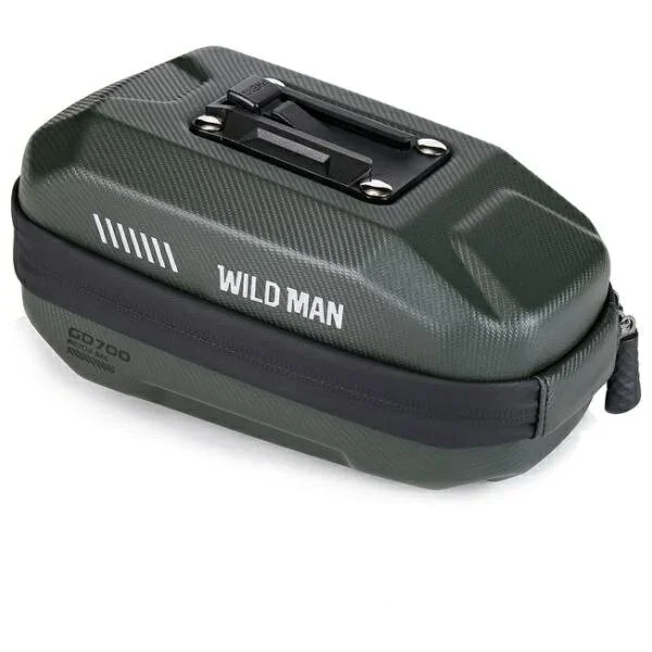 Φωτογραφία προϊόντος: . WILDMAN traveling bag under bike saddle with zipper 0,8L GD700 green