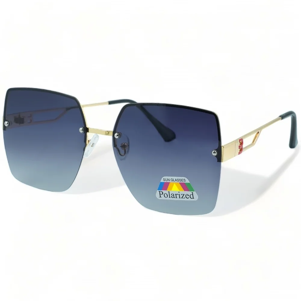 Φωτογραφία προϊόντος: OPTOSQUAD Γυναικεία Γυαλιά Ηλίου Polarized Τετράγωνο με Χρυσό Σκελετό και Μπλε ντεγκραντέ Φακό 6032814