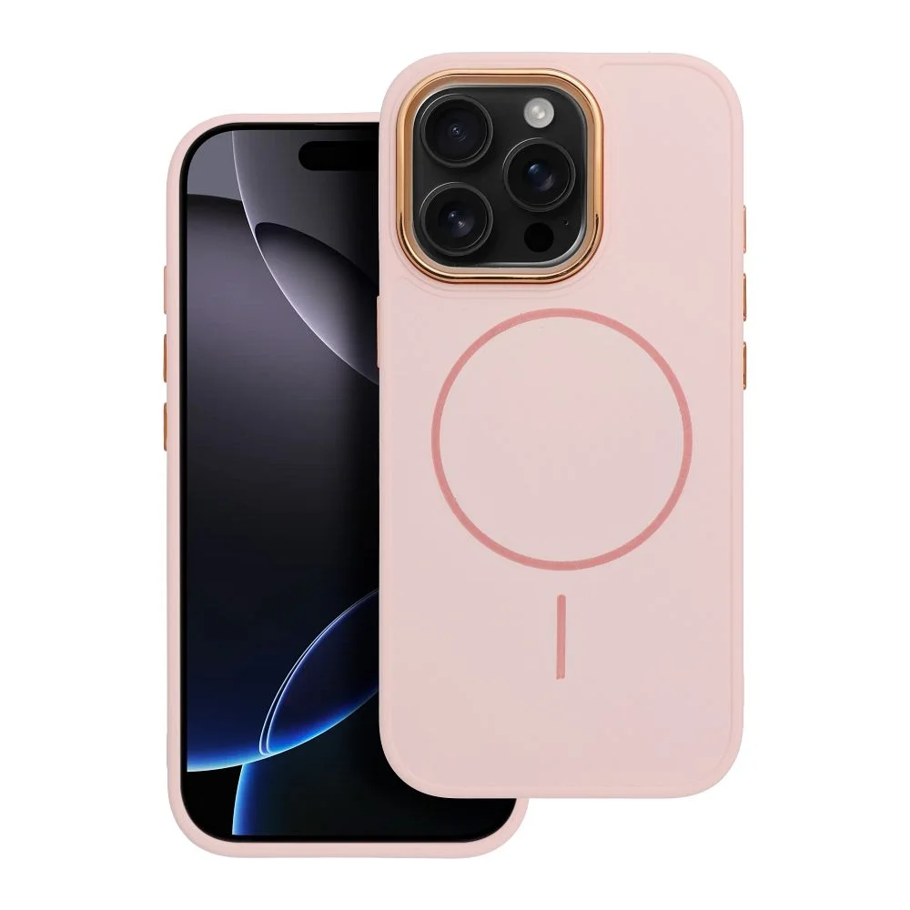Φωτογραφία προϊόντος: . FRAME MAG COVER Case compatible with MagSafe for IPHONE 17 Air powder pink