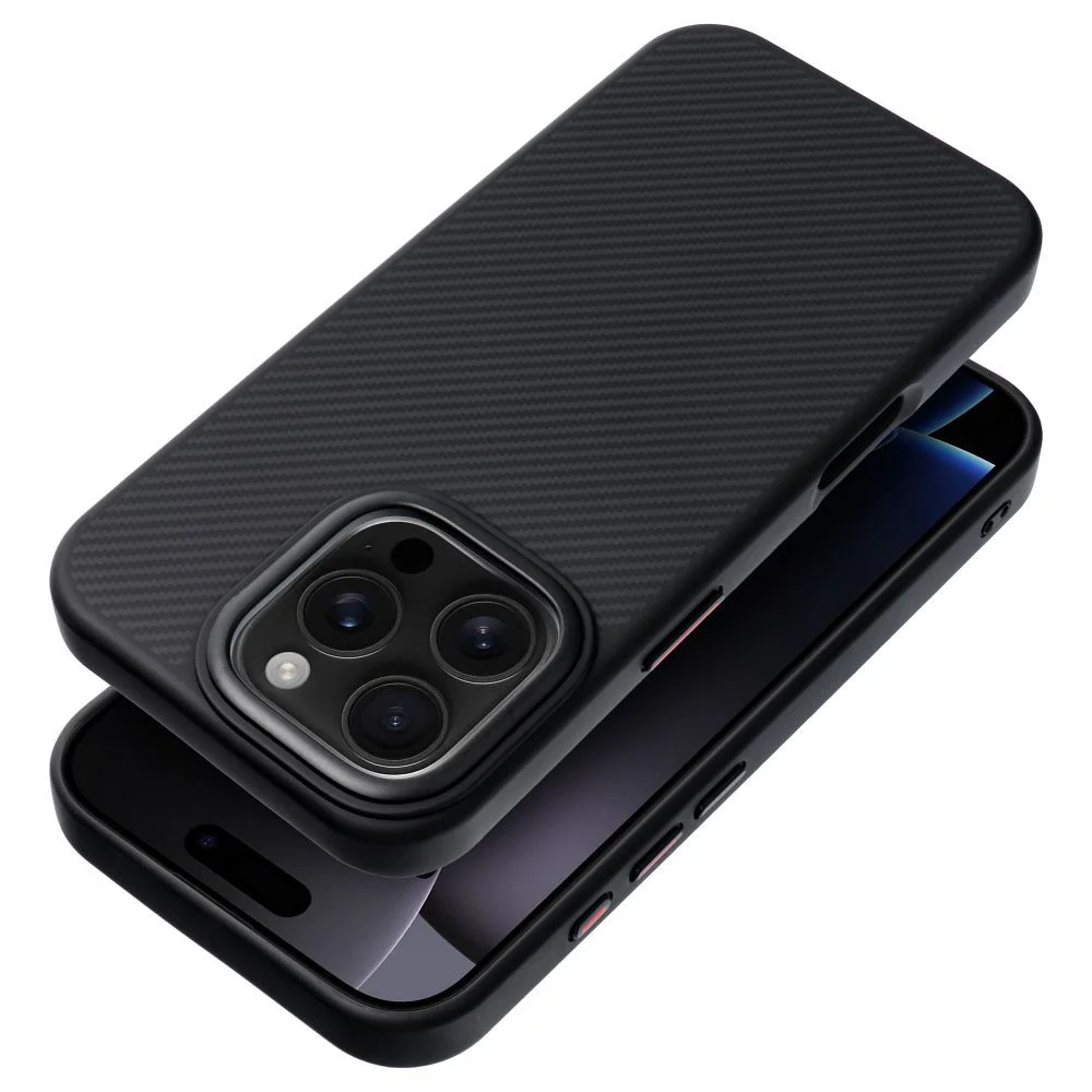 Φωτογραφία προϊόντος: . Carbon Elite Mag Cover compatible with MagSafe for IPHONE 17 black
