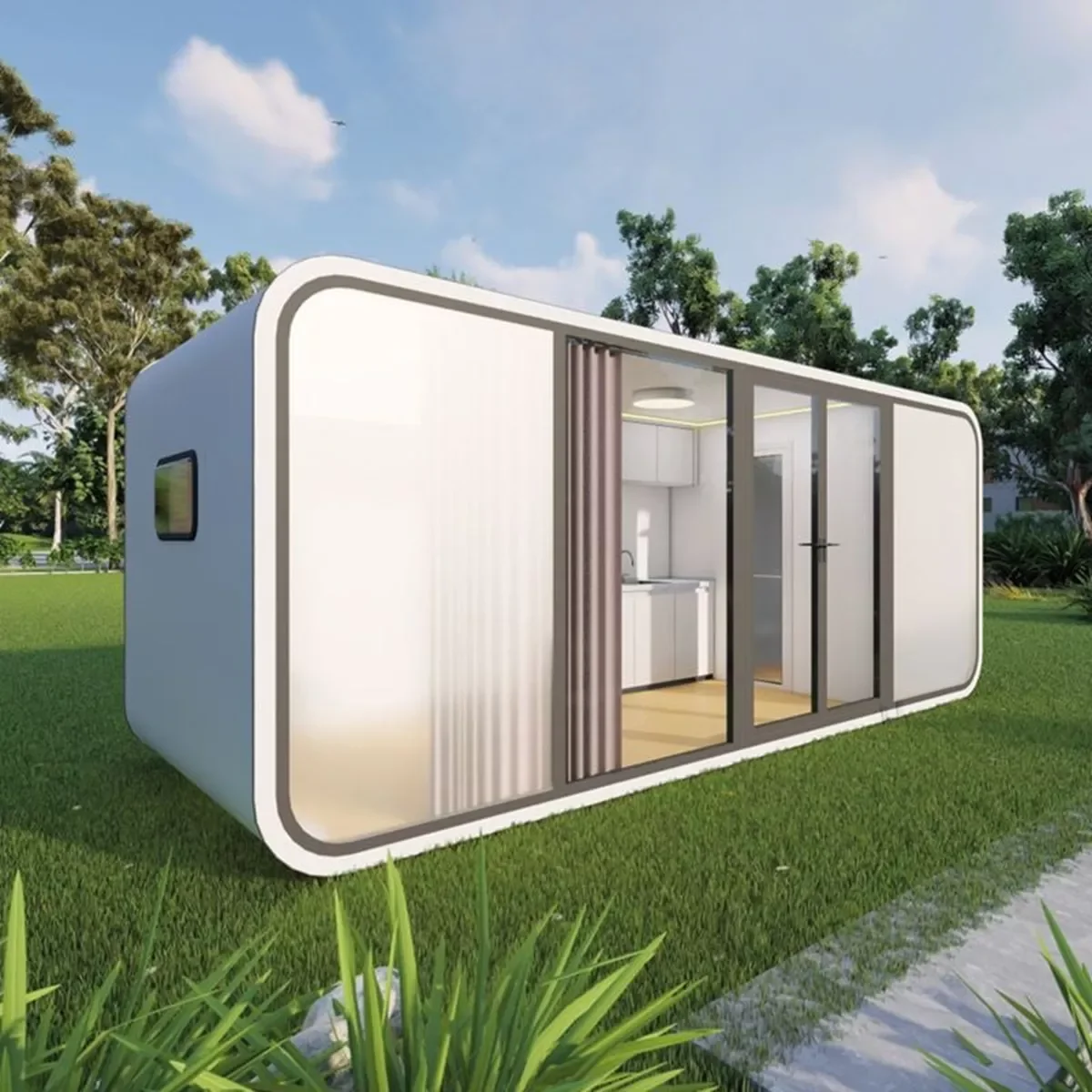 Φωτογραφία προϊόντος: APPLE Cabin Capsule house 13m2, με 1 υπνοδωμάτιο (Woodwell) — MPN Τ19-1