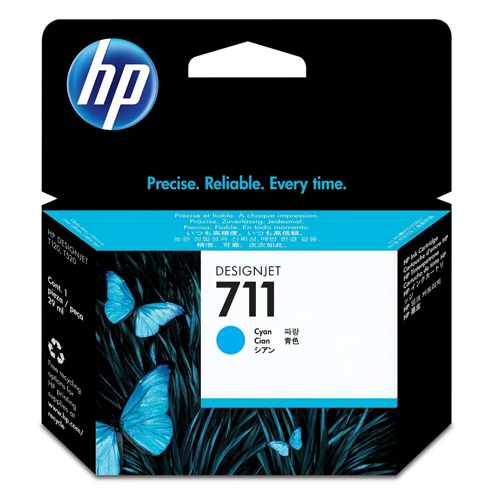 Φωτογραφία προϊόντος: HEWLETT PACKARD Ink HP No 711 Cyan Ink Crtr - 29ml - CZ130A