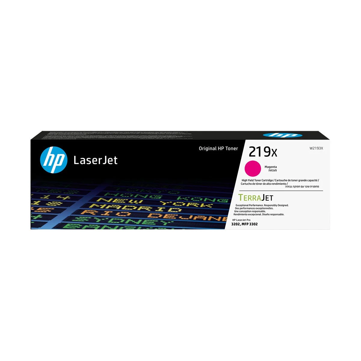 Φωτογραφία προϊόντος: Hewlett Packard HP 219X High Yield Magenta Original LaserJet Toner Cartridge - W2193X