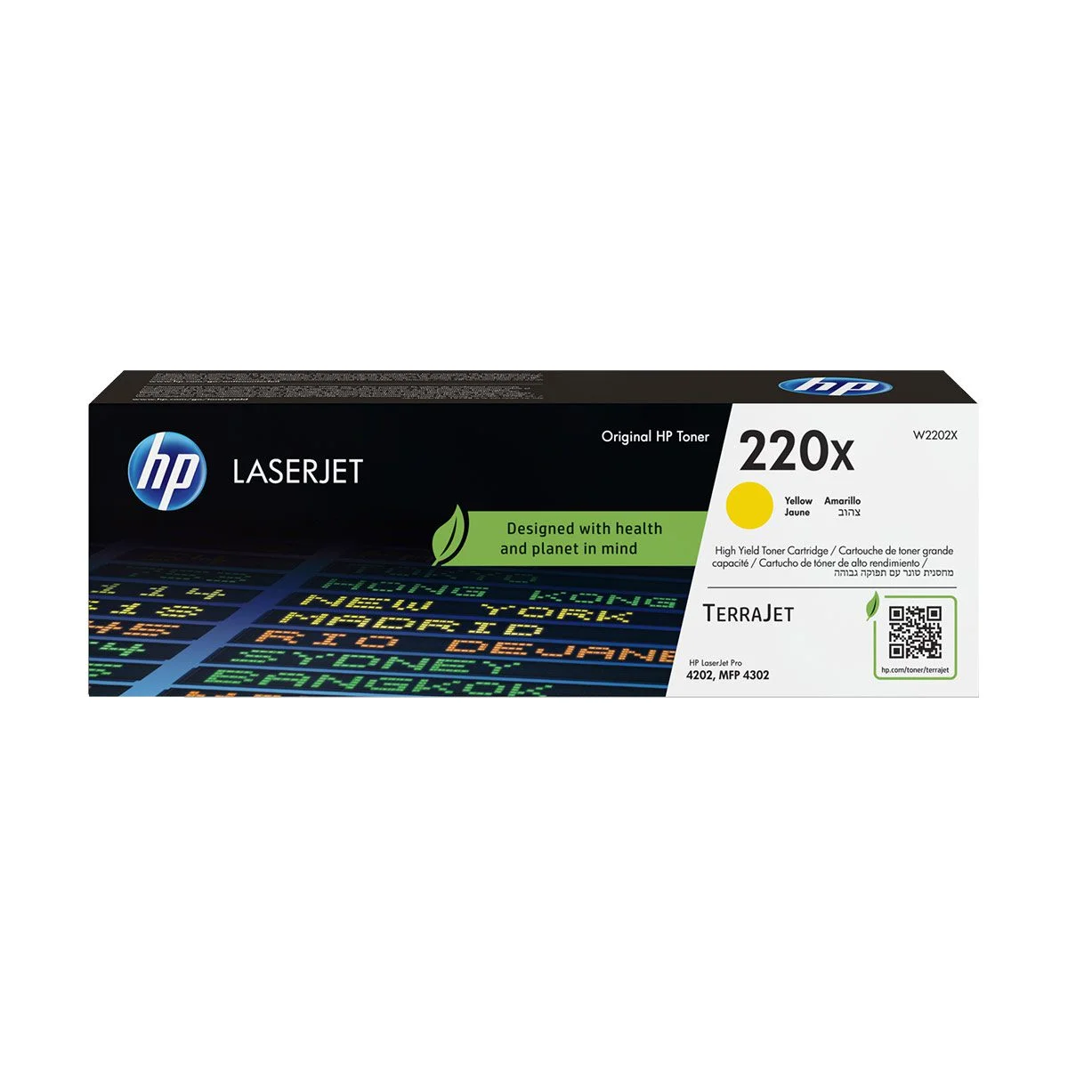 Φωτογραφία προϊόντος: Hewlett Packard HP 220X Yellow Original LaserJet Toner Cartridge - W2202X