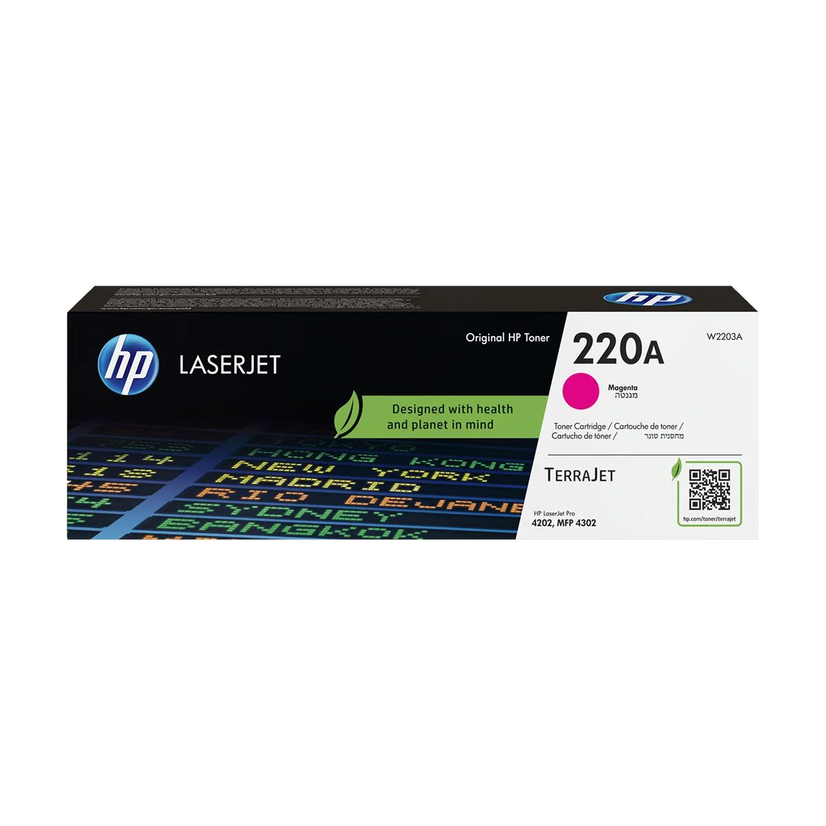Φωτογραφία προϊόντος: Hewlett Packard HP 220A Magenta Original LaserJet Toner Cartridge - W2203A