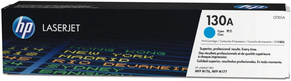 Φωτογραφία προϊόντος: Hewlett Packard Toner Laser HP 130A MFP176,177 Cyan - CF351A