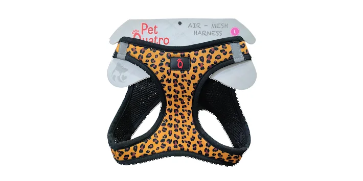 Φωτογραφία προϊόντος: PET QUATRO AIR-MESH HARNESH LEOPARD
