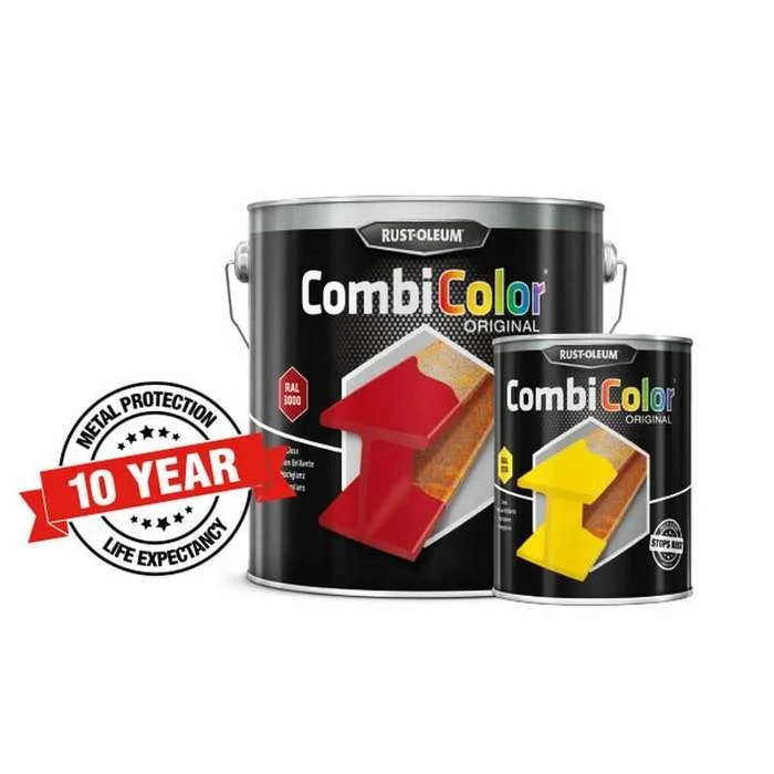 Φωτογραφία προϊόντος: Rust-Oleum CombiColor Λεία Βαφή Απευθείας Στη Σκουριά 750ml RAL 9005