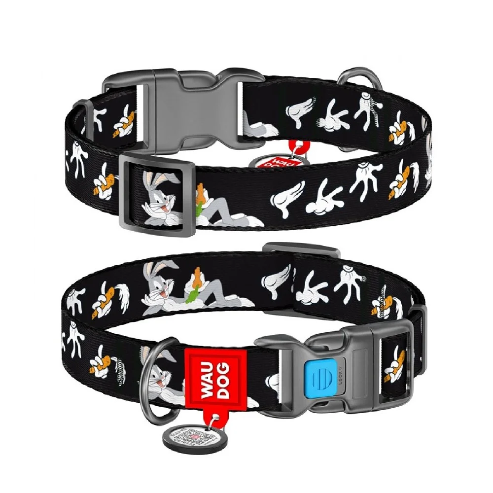 Φωτογραφία προϊόντος: Περιλαίμιο WauDog Looney 7 L 25mm x 35-58cm με SmartID