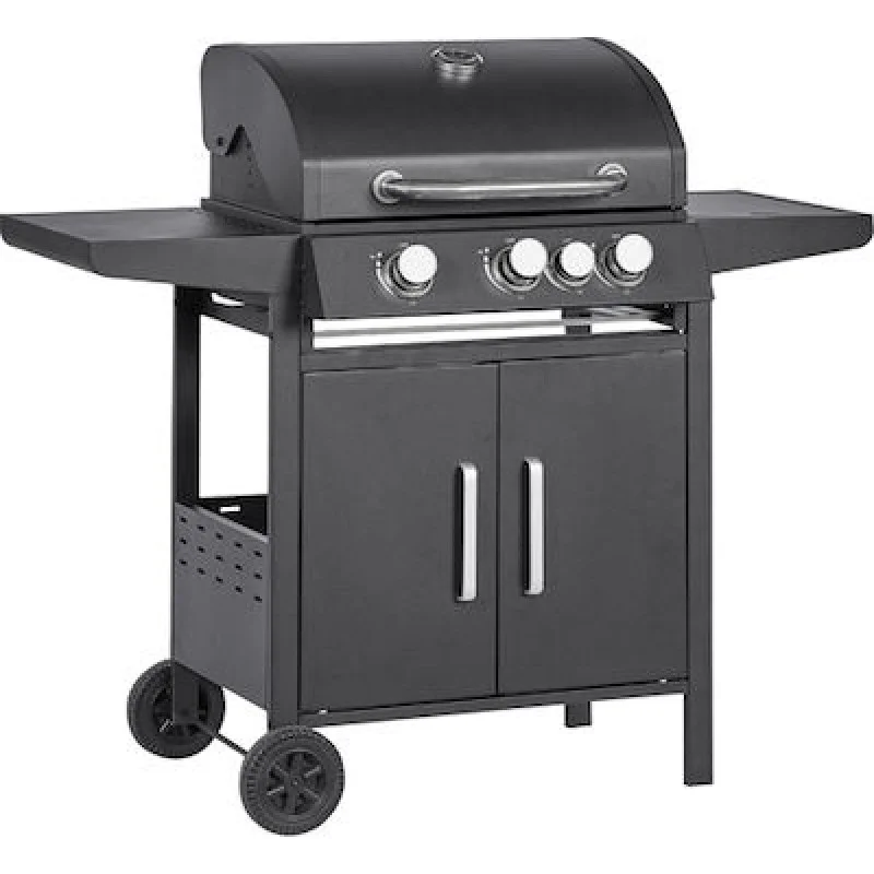 Φωτογραφία προϊόντος: BORMANN BBQ3100 Ψηστιέρα Υγραερίου 3+1 Εστιών με Μαντεμένια Σχάρα (015413) (έως 3 άτοκες δόσεις)