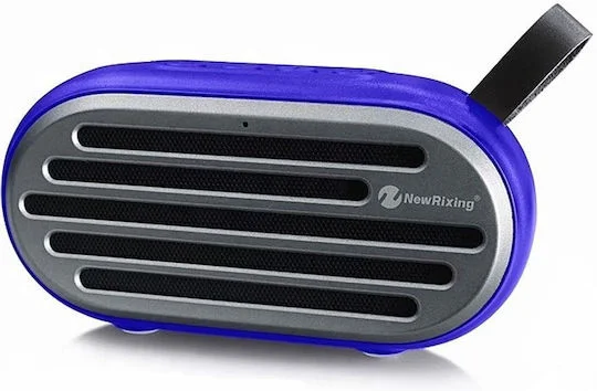 Φωτογραφία προϊόντος: New Rixing NR-105 Ηχείο Bluetooth 3W με Ραδιόφωνο και Διάρκεια Μπαταρίας έως 20 ώρες - Μπλε