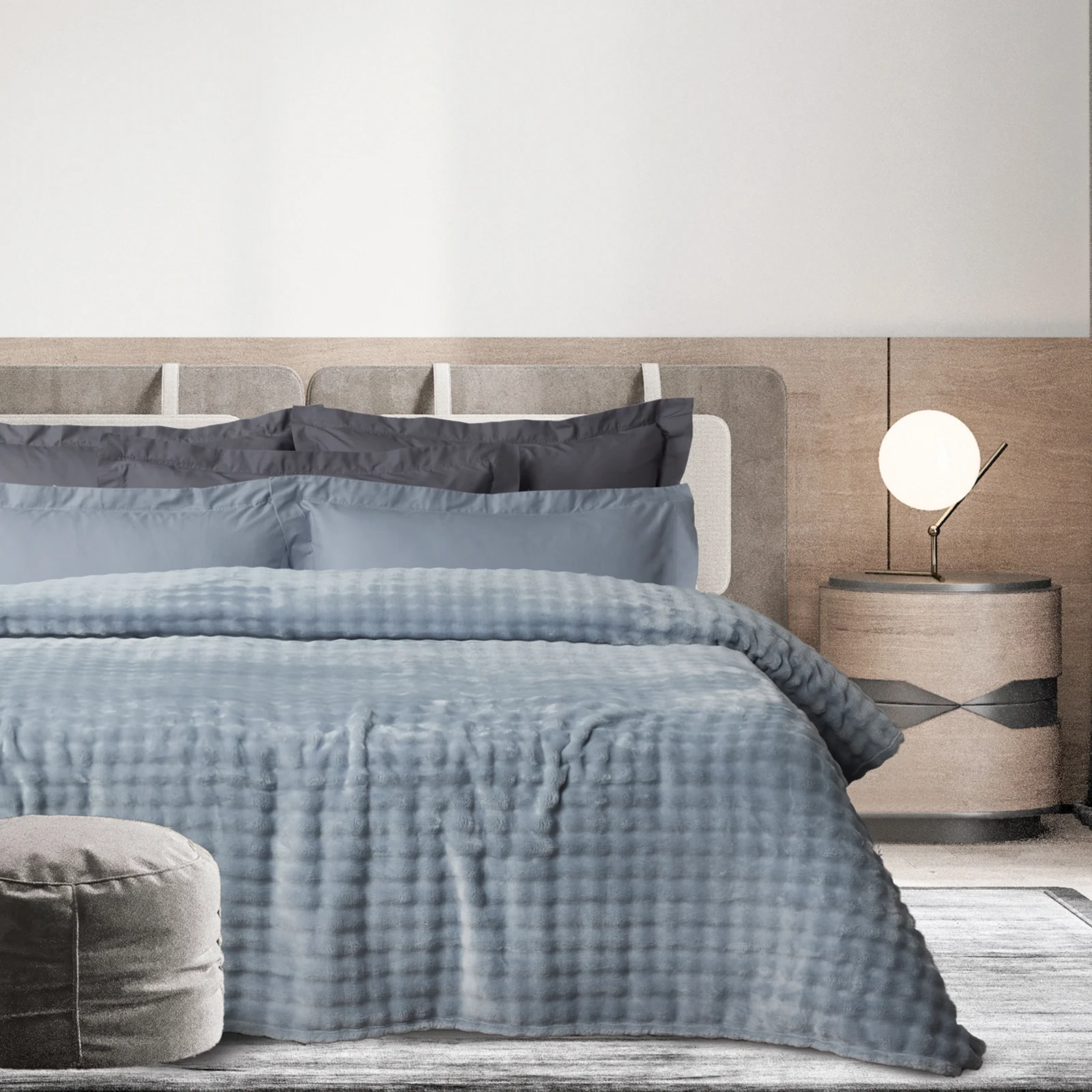 Φωτογραφία προϊόντος: Κουβέρτα 160x220 Μονή 350gsm Fleece Das Home 1371 Light Blue 100% Πολυέστερ