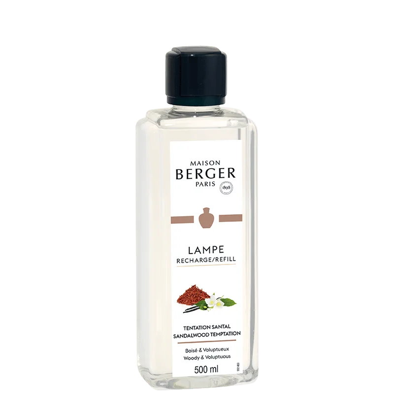 Φωτογραφία προϊόντος: Maison Berger Paris Lampe Berger Refill Υγρό Αναπλήρωσης Καταλυτικής Λάμπας Tentation Santal 500ml