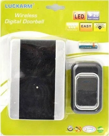 Φωτογραφία προϊόντος: Luckarm Wireless Digital Doorbell Water Proof 150m
