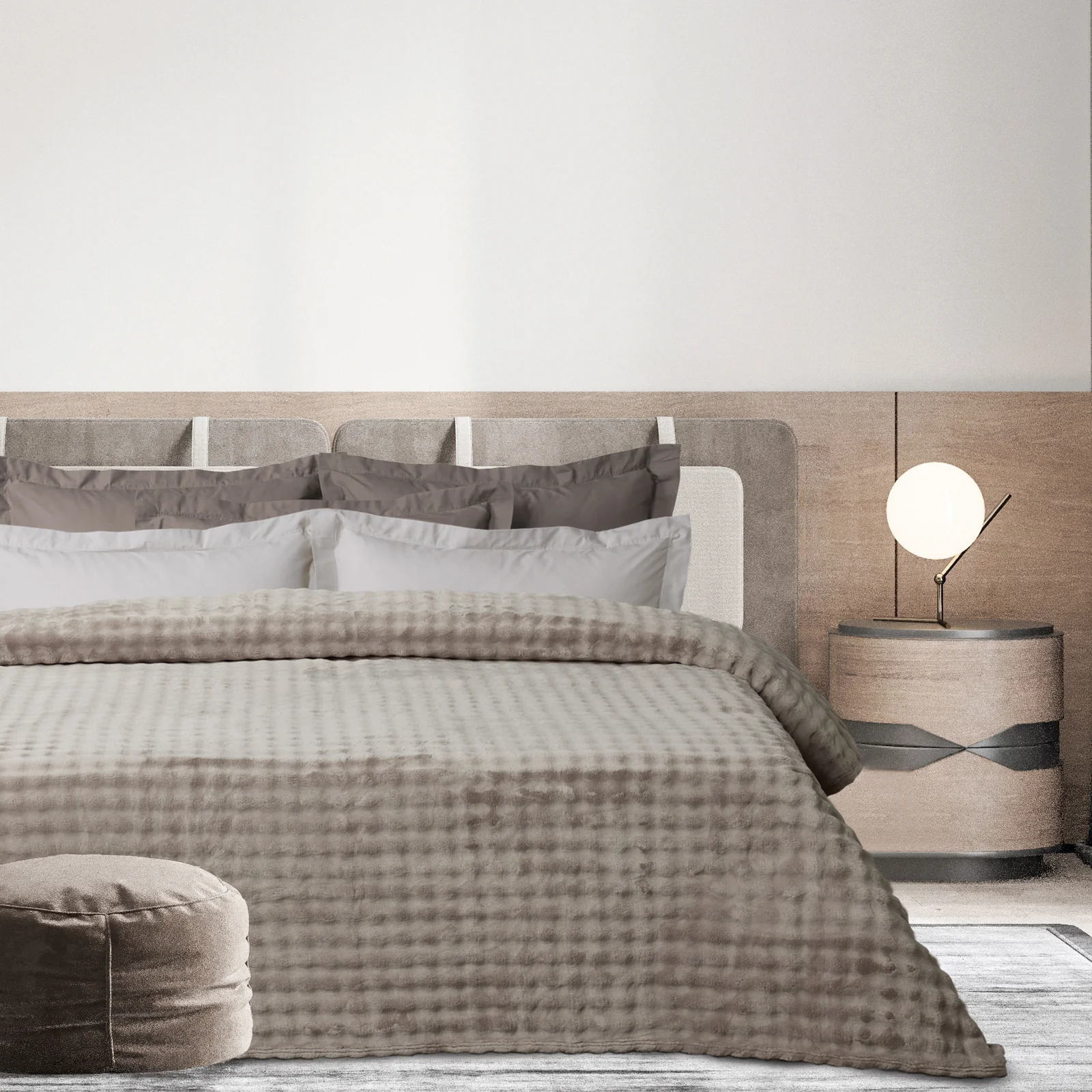 Φωτογραφία προϊόντος: Κουβέρτα 160x220 Μονή 350gsm Fleece Das Home 1370 Taupe 100% Πολυέστερ