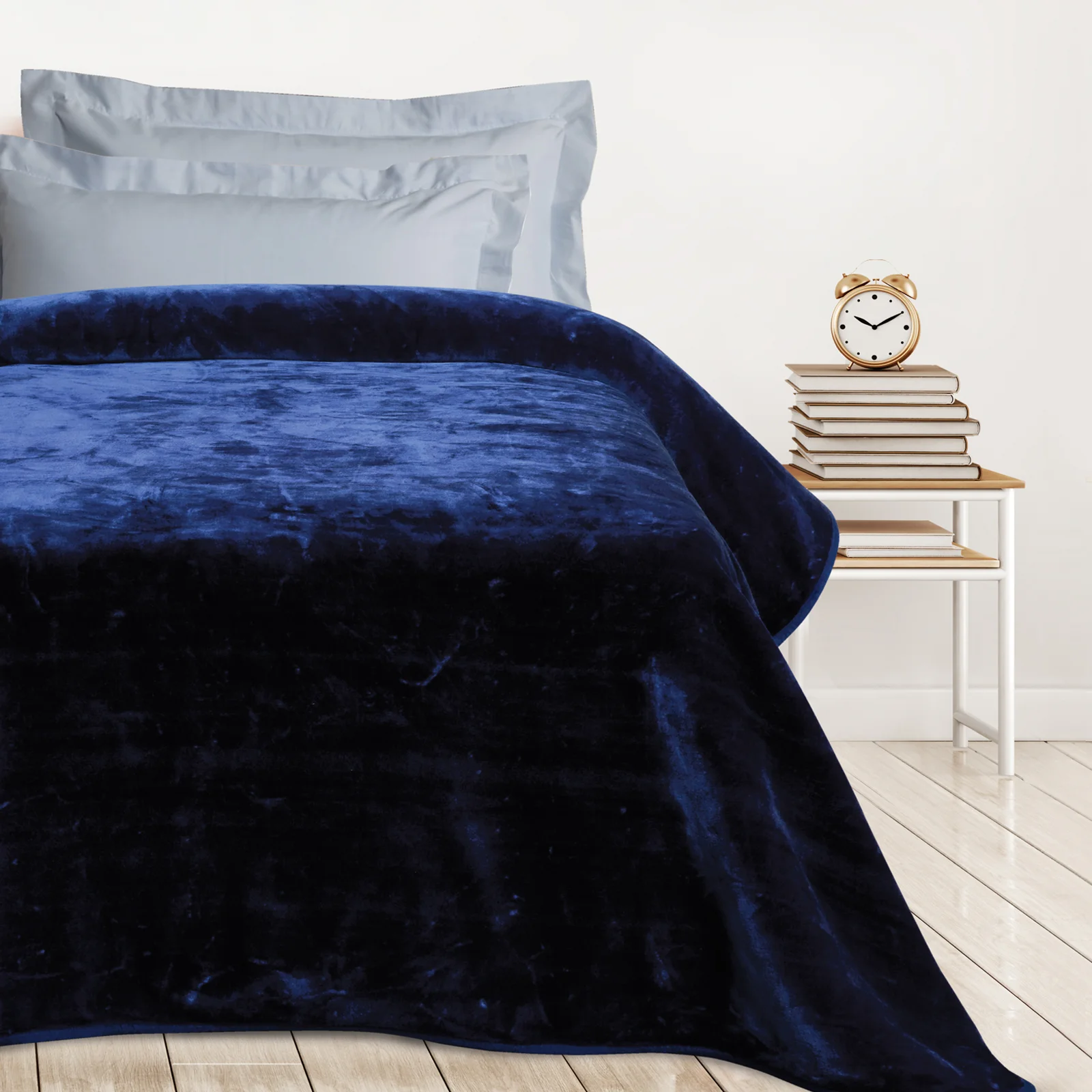 Φωτογραφία προϊόντος: Κουβέρτα 160x220 Μονή Velour 700gsm Das Home 0292 Blue 100% Ακρυλικό
