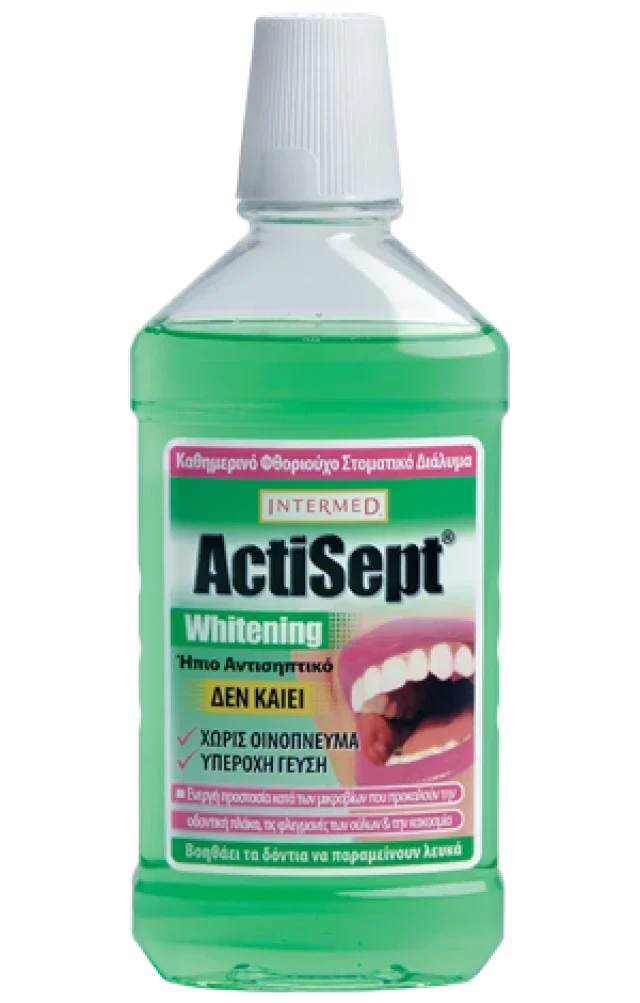 Φωτογραφία προϊόντος: INTERMED Actisept Mouthwash Whitening 500ml - OEM