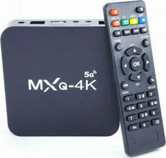 Φωτογραφία προϊόντος: TV Box MXQ 4K 5G 4K UHD με WiFi USB 2.0 4GB RAM και 64GB Αποθηκευτικό Χώρο με Λειτουργικό Android 10