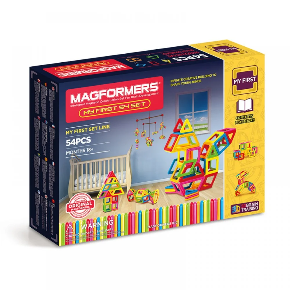Φωτογραφία προϊόντος: Magformers Η Πρώτη Μου Σειρά 54 τμχ,