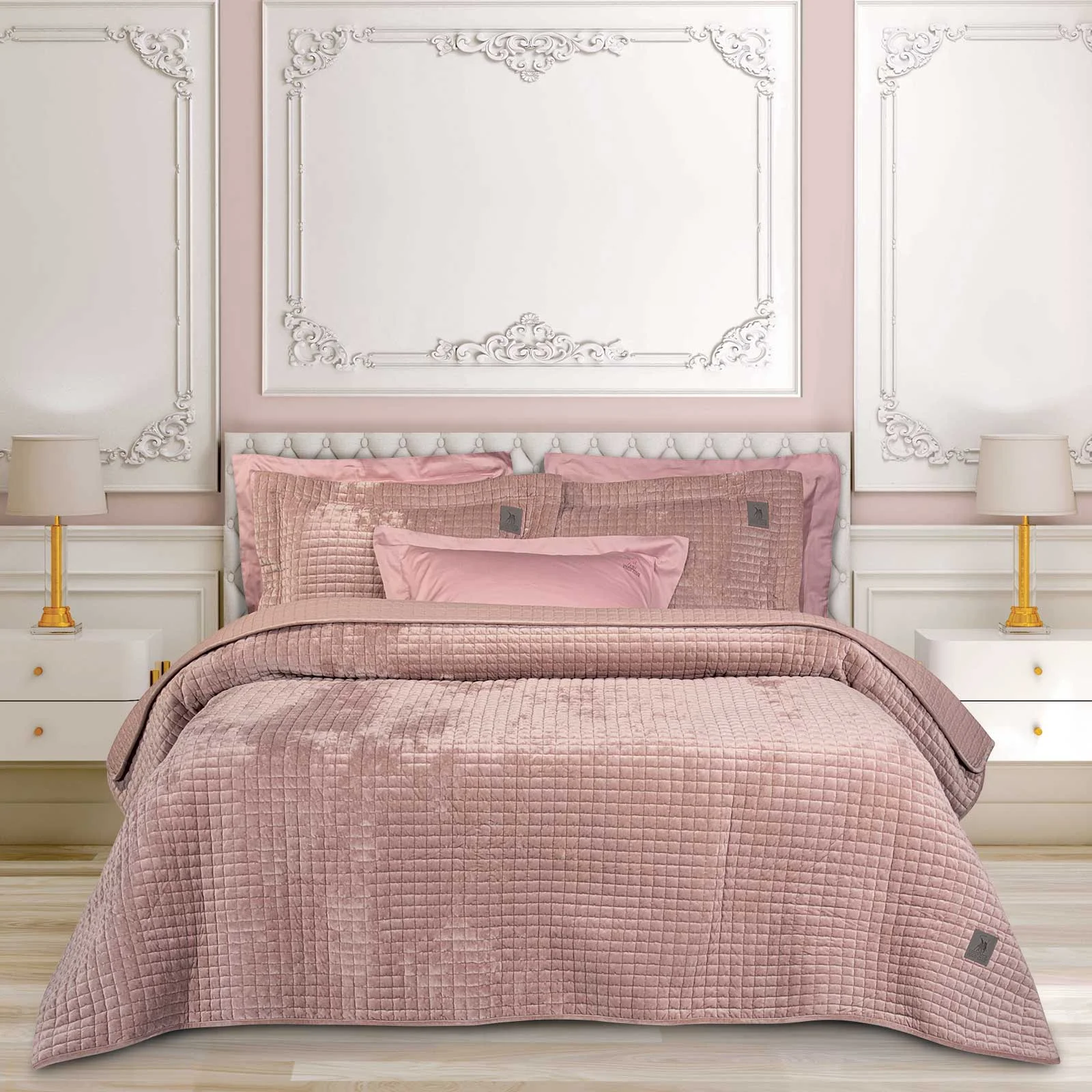 Φωτογραφία προϊόντος: Κουβερλί 240x250 King Size Classic Greenwich Polo Club 4431 Nude 100% Microfiber