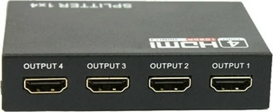 Φωτογραφία προϊόντος: Διαχωριστής HDMI - HDMI Splitter - 1×4 - FTT14-002