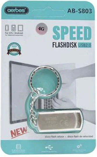 Φωτογραφία προϊόντος: Μονάδα αποθήκευσης flash disk USB 2.0 32GB AB-S803 Aerbes Aerbes