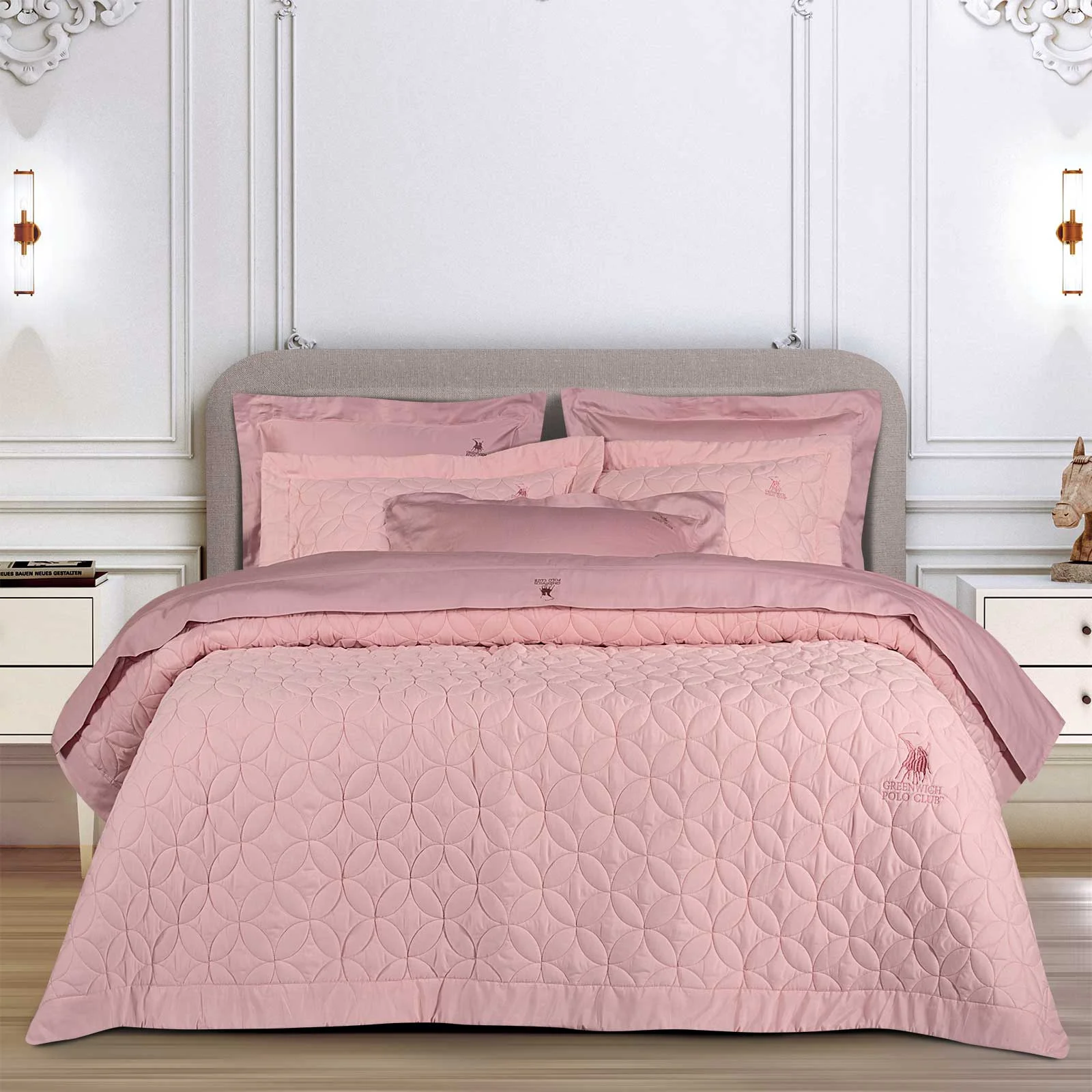 Φωτογραφία προϊόντος: Κουβερλί 240x250 King Size Classic Greenwich Polo Club 2359 Nude 100% Microfiber