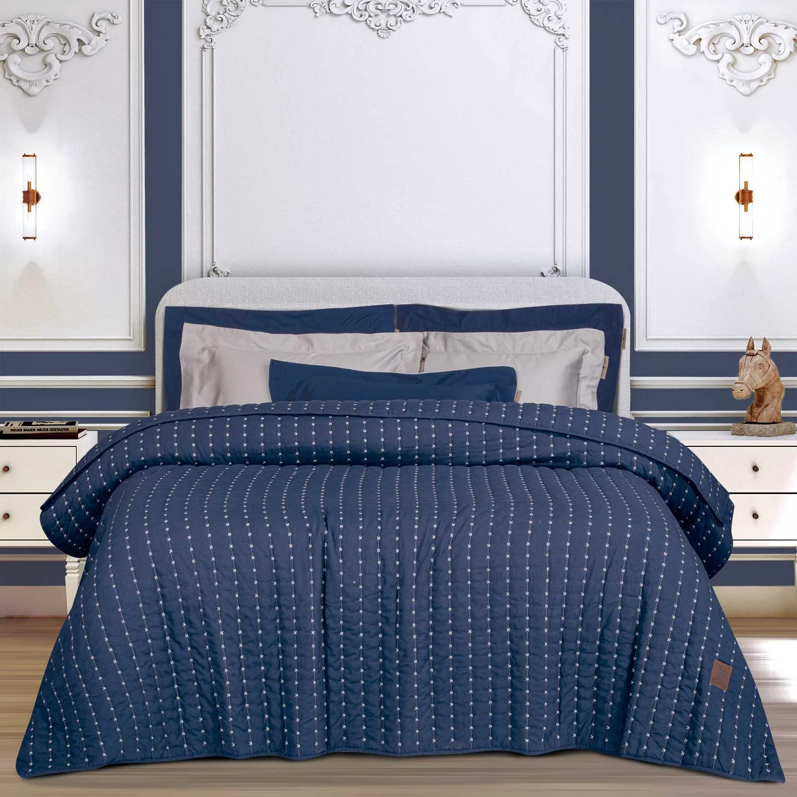 Φωτογραφία προϊόντος: Κουβερλί 230x250 King Size Essential Greenwich Polo Club 3492 Blue 100% Microfiber