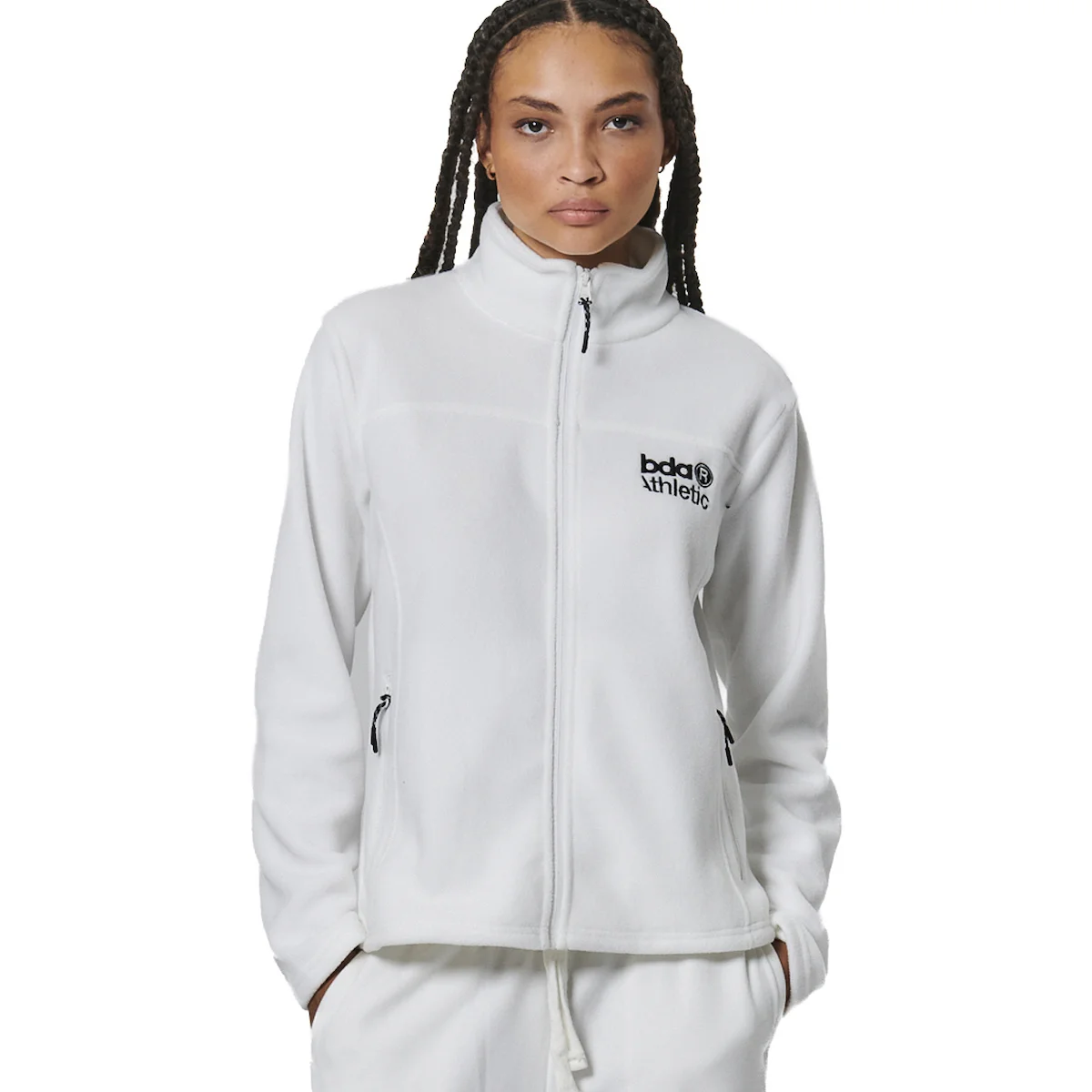 Φωτογραφία προϊόντος: Body Action Γυναικεία Polar Fleece Ζακέτα 071525-05A Λευκή