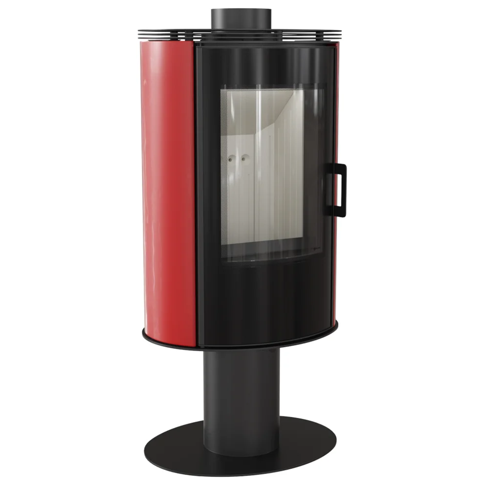 Φωτογραφία προϊόντος: KRATKI KOZA/AB/S/N/O/DR/GLASS/KAFEL/CZERWONY 8KW / 50-70m2 ΠΕΡΙΣΤΡΕΦΟΜΕΝΗ ΕΝΕΡΓΕΙΑΚΗ ΣΟΜΠΑ ΑΠΟ ΧΑΛΥΒΑ ΜΕ ΕΞΩΤΕΡΙΚΗ ΕΠΕΝΔΥΣΗ ΑΠΟ ΚΟΚΚΙΝΟ ΚΕΡΑΜΙΚΟ ΚΑΙ ΦΙΜΕ ΤΖΑΜΙ