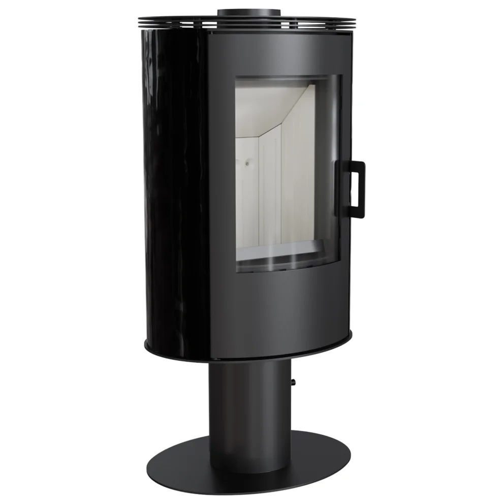 Φωτογραφία προϊόντος: KRATKI KOZA/AB/S/N/O/DR/KAFEL/BLACK 8KW / 50-70m2 ΠΕΡΙΣΤΡΕΦΟΜΕΝΗ ΕΝΕΡΓΕΙΑΚΗ ΣΟΜΠΑ ΑΠΟ ΧΑΛΥΒΑ ΜΕ ΕΞΩΤΕΡΙΚΗ ΕΠΕΝΔΥΣΗ ΑΠΟ ΜΑΥΡΟ ΚΕΡΑΜΙΚΟ