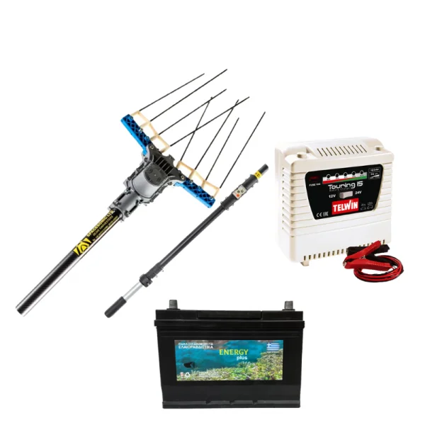 Φωτογραφία προϊόντος: ATRAX ELECTRIC 5 TELESCOPIC + ENERGY-PLUS ΜΠΑΤΑΡΙΑ 80ΑΗ + ΦΟΡΤΙΣΤΗΣ TELWIN TOURING 15