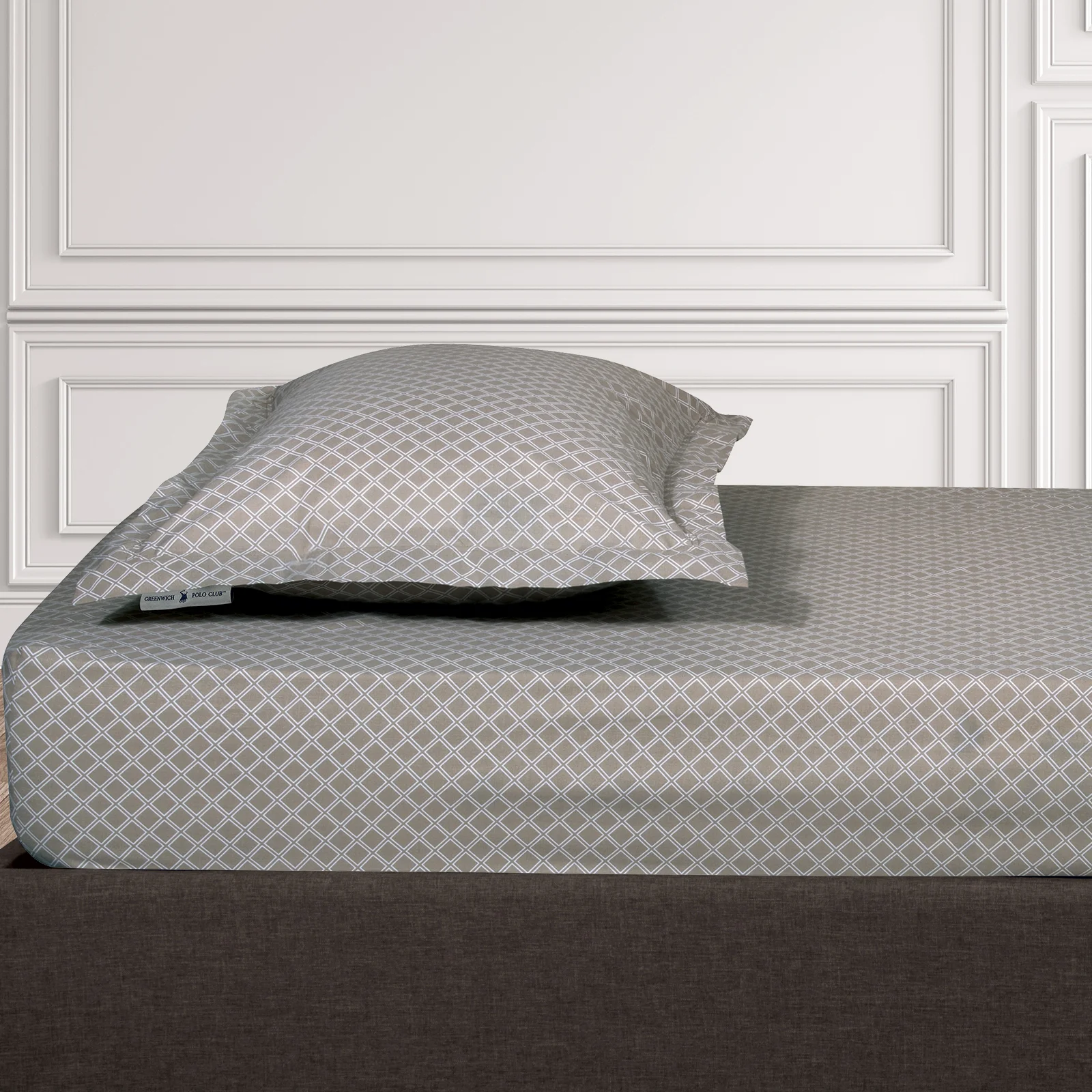 Φωτογραφία προϊόντος: Σεντόνι King Size 180x200+35 Loft Greenwich Polo Club 2512 Σπαγγί Με Λάστιχο70% Βαμβάκι-30% Πολυέστερ