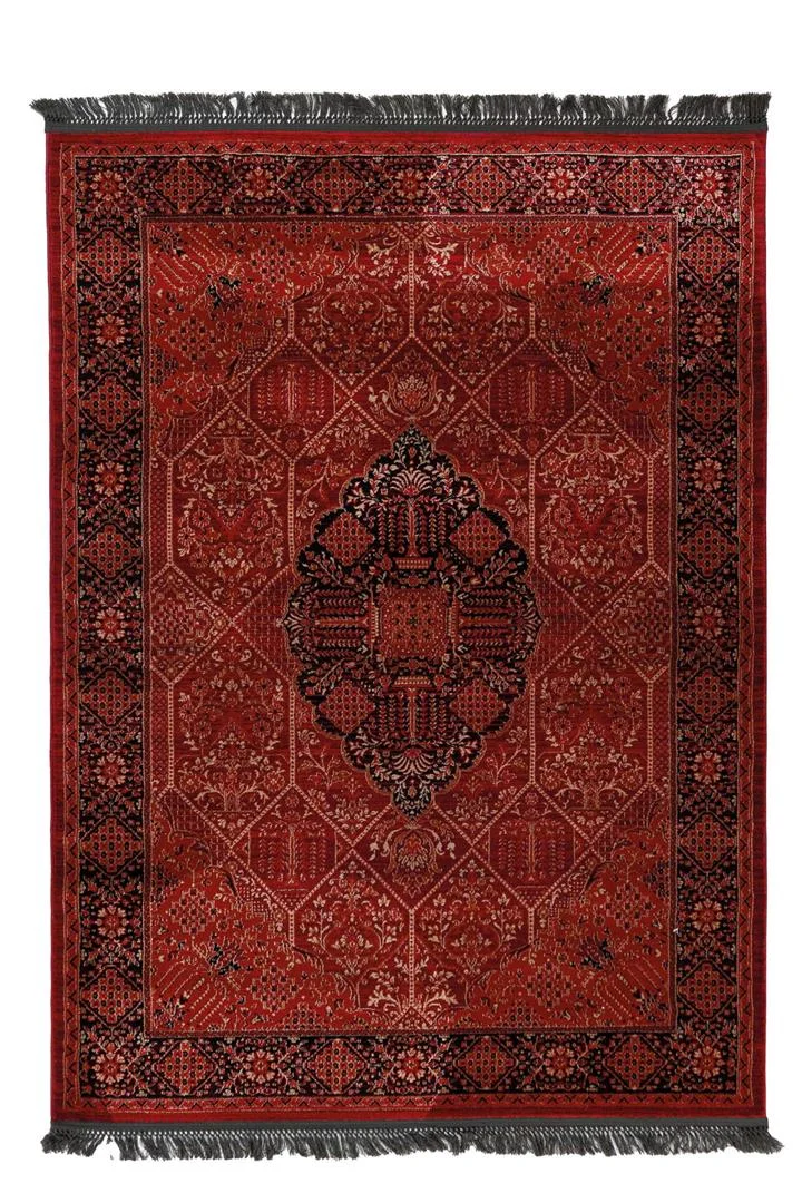 Φωτογραφία προϊόντος: Κλασικό χαλί Afgan 316A D.RED BLACK Royal Carpet - 200x250 cm