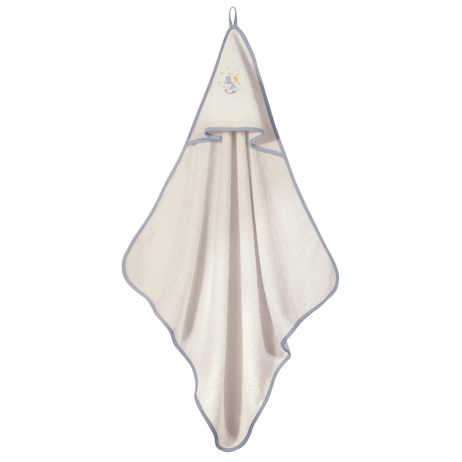 Φωτογραφία προϊόντος: Βρεφική Κάπα 80x80 400gsm Essential Greenwich Polo Club 8840 Grey-White 100% βαμβακερό
