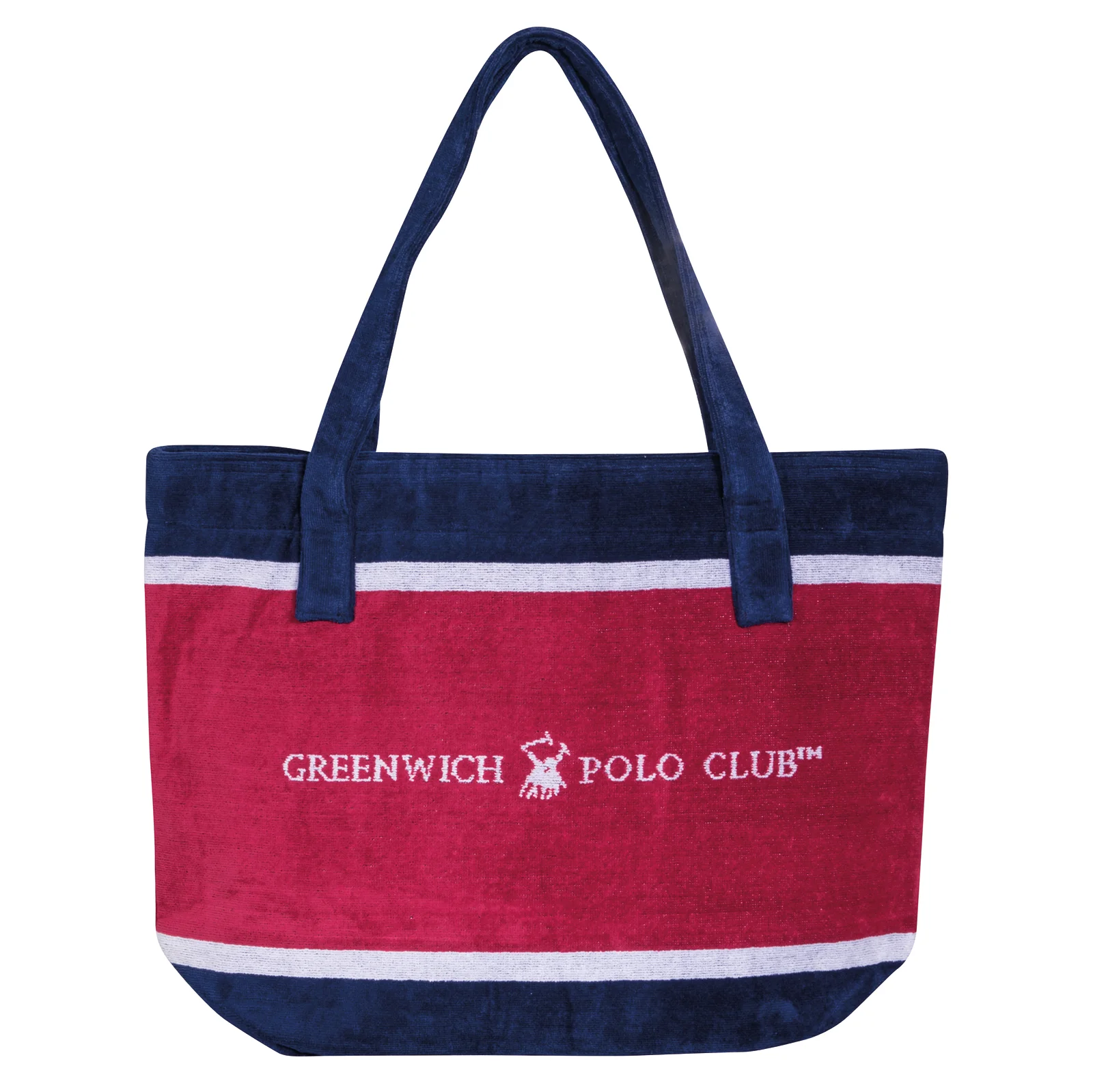 Φωτογραφία προϊόντος: Τσάντα Θαλάσσης 55x40 Greenwich Polo Club 3864 Κόκκινο-Λευκό-Μπλε 100% βαμβακερό