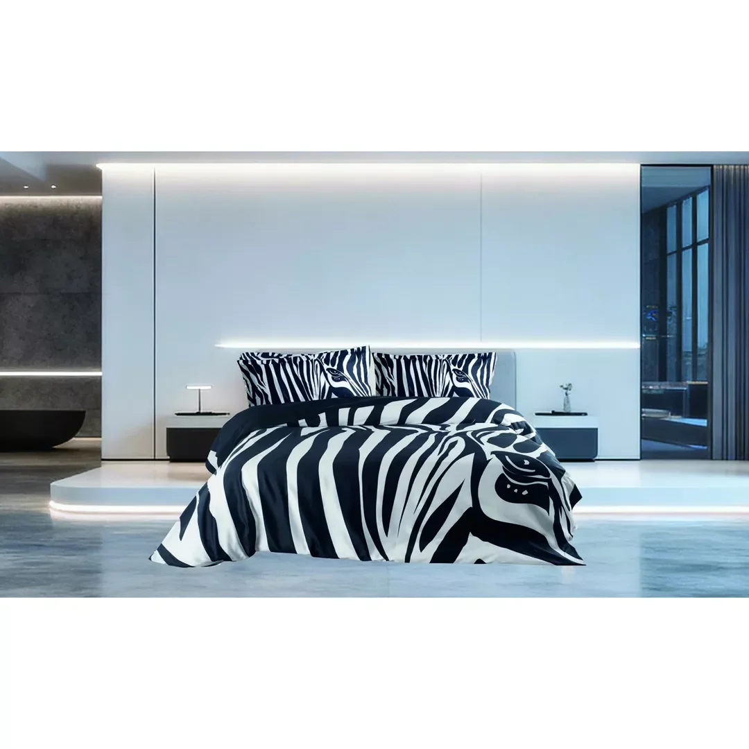 Φωτογραφία προϊόντος: Makis Tselios ΠΑΠΛΩΜΑ Υ/Δ ZEBRA 220X240 CM 100% COTTON SATIN 210TC - -